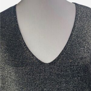 Kenneth Cole New York Black V-Neck Sweater
